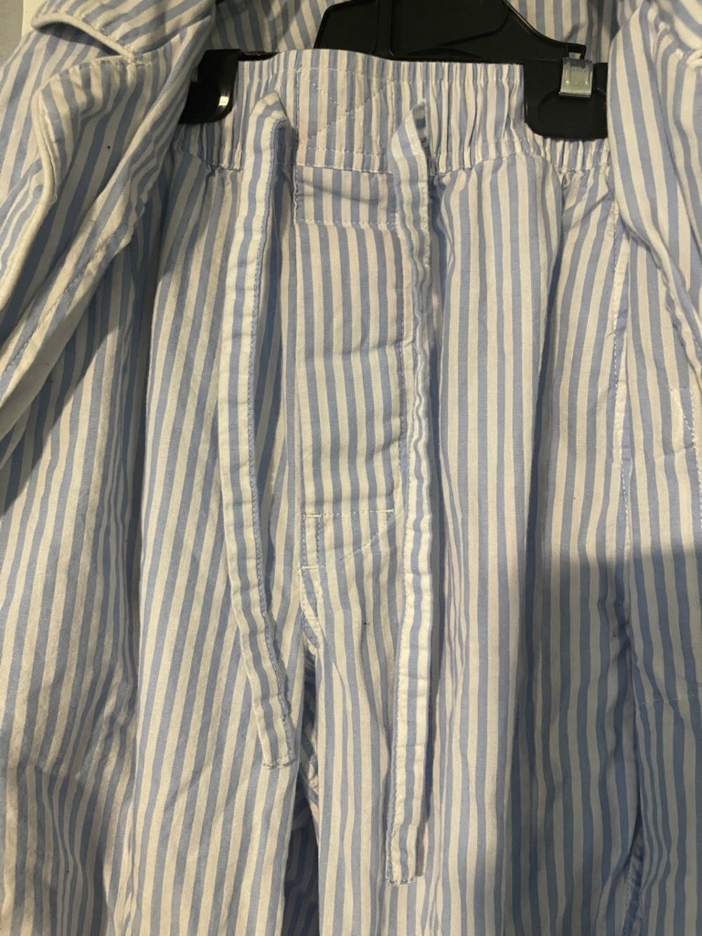 J. Crew Blue and White Striped Pajama Set - Picture 6 of 6